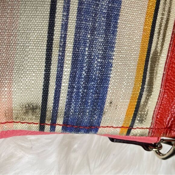 kate spade new york Cobble Hill Marsala Convertible leather& jute crossbody bag. - Picture 15 of 16